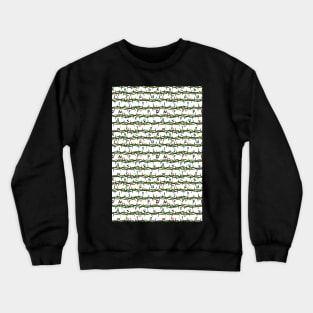 letters and christmas lights Crewneck Sweatshirt